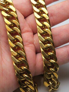 18k Gold Heavy Men's Chain
